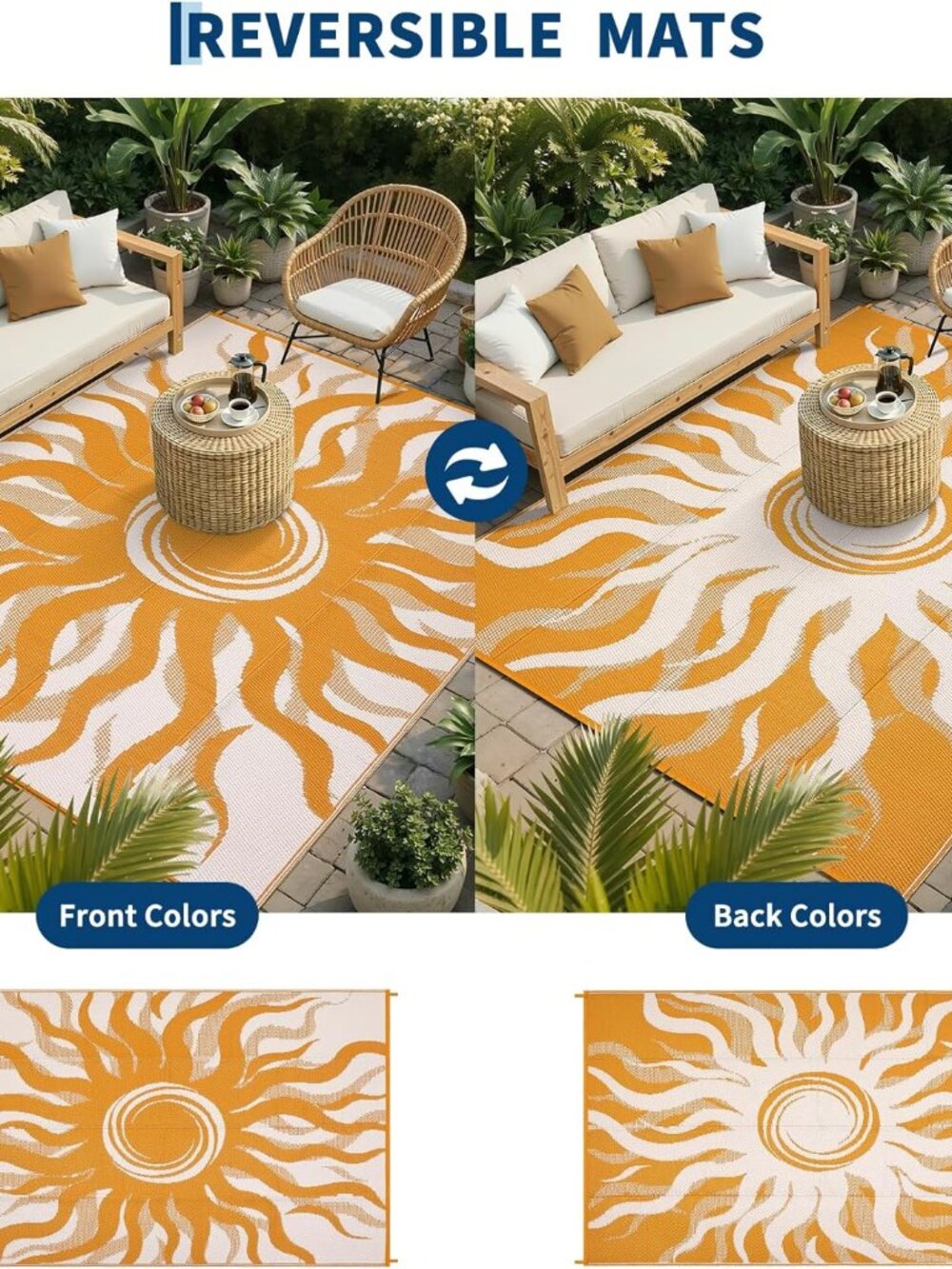 Outdoor Rug 5x8 - Picture 7 of 8